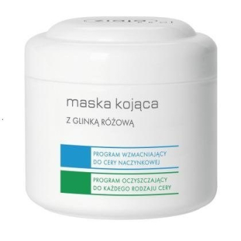ZIAJA PRO Maska kojąca z glinką różową 200ml    !